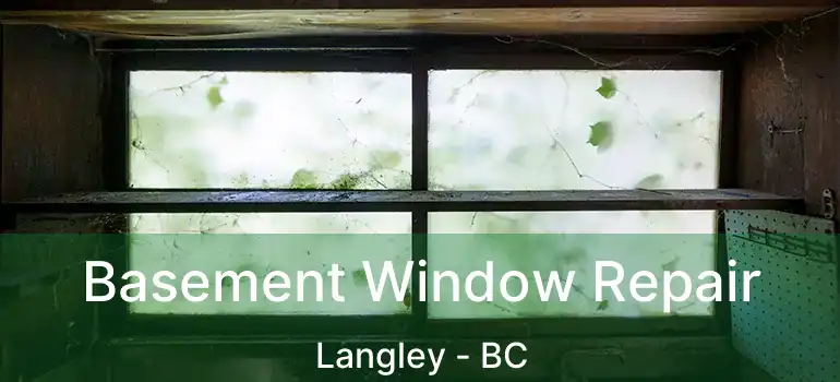  Basement Window Repair Langley - BC