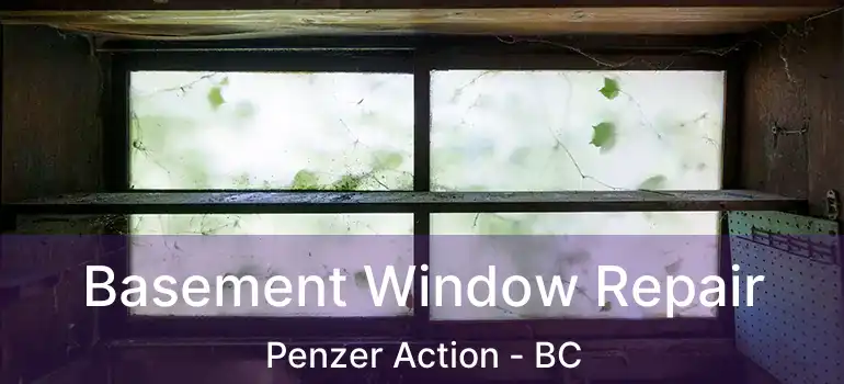  Basement Window Repair Penzer Action - BC