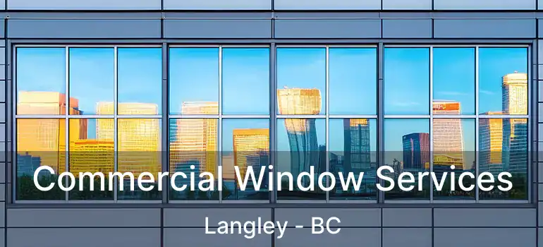  Commercial Window Services Langley - BC