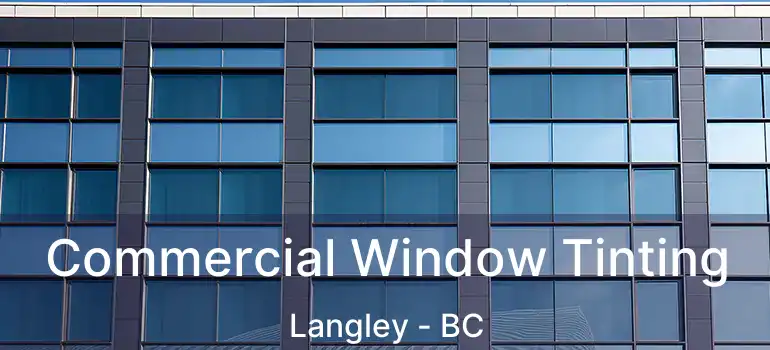  Commercial Window Tinting Langley - BC