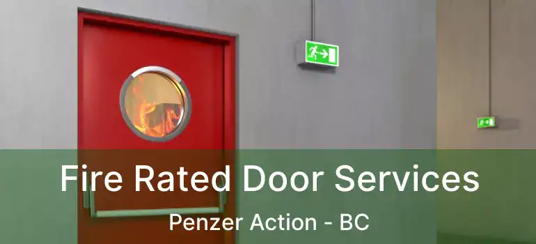  Fire Rated Door Services Penzer Action - BC