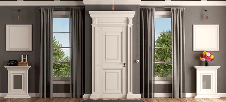 Removable Center Door Mullion in Langley, British Columbia