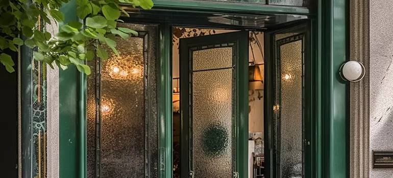 Frosted Pantry Door in Langley, British Columbia