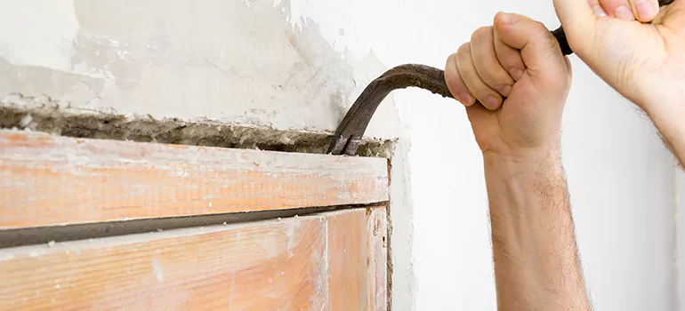 Wooden Garage Door Repair in Langley, British Columbia