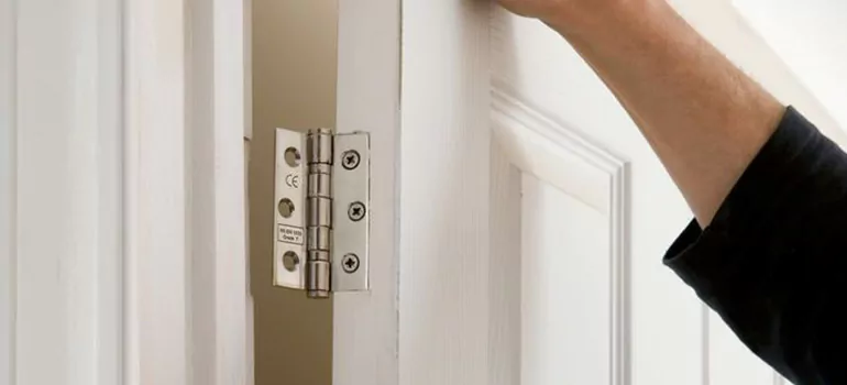 Bathroom Stall Door Hinge Repair in Langley, BC