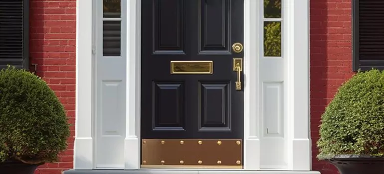 Commercial Door Kick Plate Installation in Langley, BC