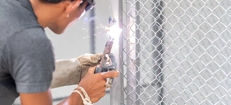Commercial Mesh Door Repair in Langley, BC