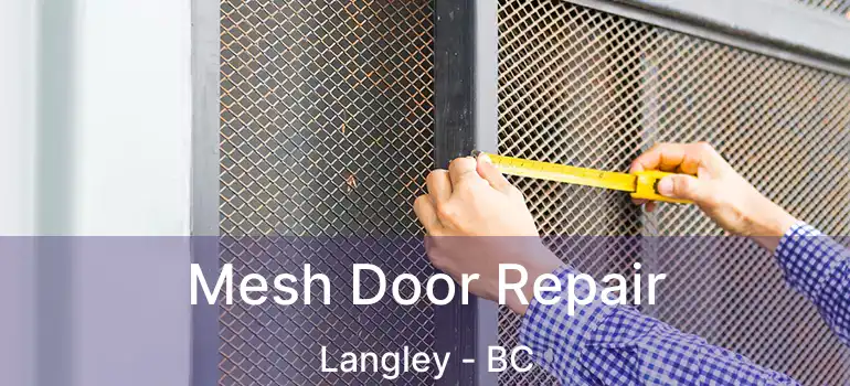  Mesh Door Repair Langley - BC