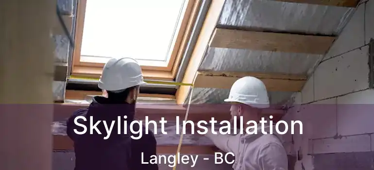  Skylight Installation Langley - BC
