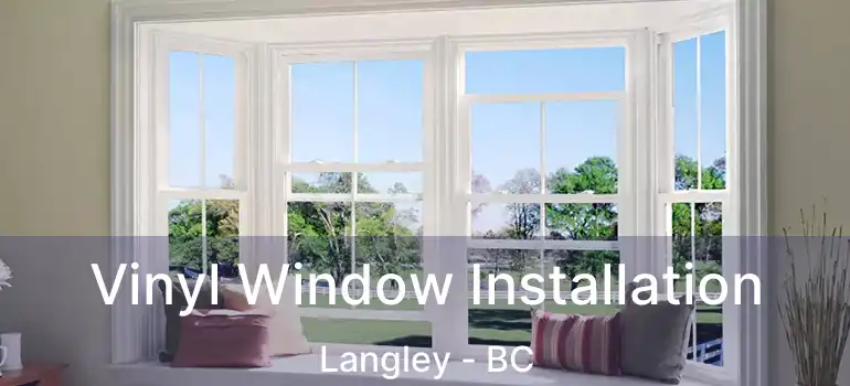  Vinyl Window Installation Langley - BC