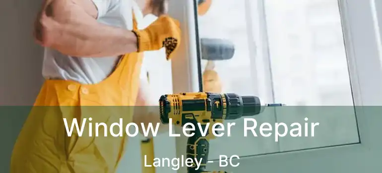  Window Lever Repair Langley - BC